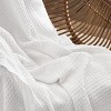 Bedsure | Waffle Weave 100% Cotton Solid Blanket For All Season, Breathable and Soft, Waffle Weave Blanket for Summer Spring, Bed Blanket, Best Gift - 4 of 4