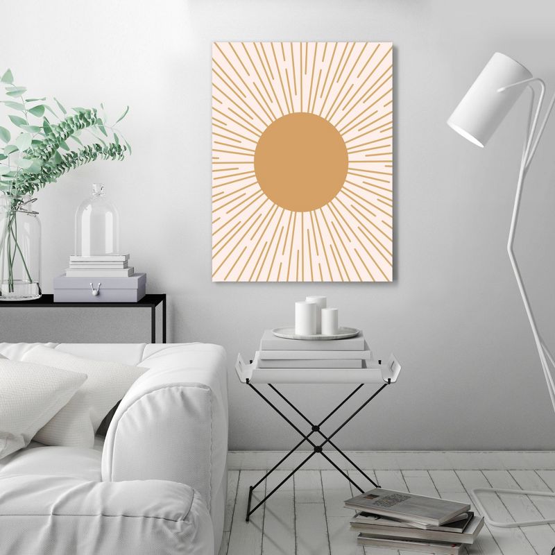 Americanflat Abstract Landscape Wall Art Room Decor - Cheerful Sun by ArtPrink, 2 of 7