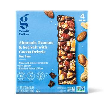 Almond, Peanuts & Sea Salt Nut Bars - 4ct - Good & Gather™