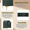 60" 4-Door Sideboard Cabinet with Carved Door Panels and Adjustable Shelves for Entryway Dining Room Living Room - 3 of 4