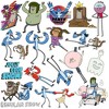 Regular Show 100ct Vinyl Large Deluxe Stickers Variety Pack - 4 of 4