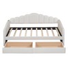 Twin Size Upholstered Daybed with 2 Drawers and USB Charging Ports - 4 of 4