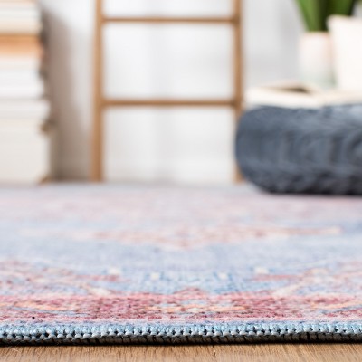Elysian Blue/Brown 9' x 12' Reversible Chenille-Viscose Area Rug