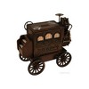Old Modern Handicrafts Metal Music Car Coin Bank – Handmade Iron Collectible with Musical Instrument Details, 9.5" - 4 of 4