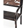 Evergreen Metal Fern Bench - 3 of 4