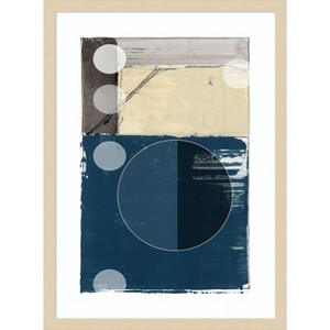Amanti Art Bluff Block I  by Cartissi Wood Framed Wall Art Print - 1 of 4