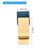 Unique Bargains Stainless Steel Carved Sleeve Pen Loop Clip for Notebook 2 Pcs - 2 of 4