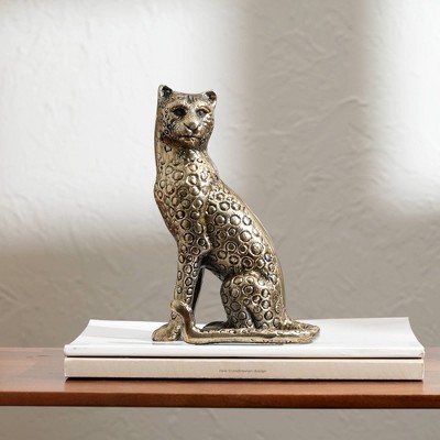 Decorative JaguarSculpture-Animal Figurine-5.5x3.5x8.5"