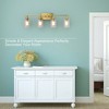 Costway 3-Light/4-Light Wall Sconce Modern Bathroom Vanity Light Fixtures with Clear Glass Shade - 4 of 4