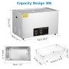 Acekool Ultrasonic Jewelry Cleaner with 500W Heater & 600W Ultrasonic Power, Digital Control, Adjustable Time & Temp - 3 of 4