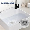 winado Plastic Wall-Mounted Utility Sink With Wall Bracket in White - 3 of 4