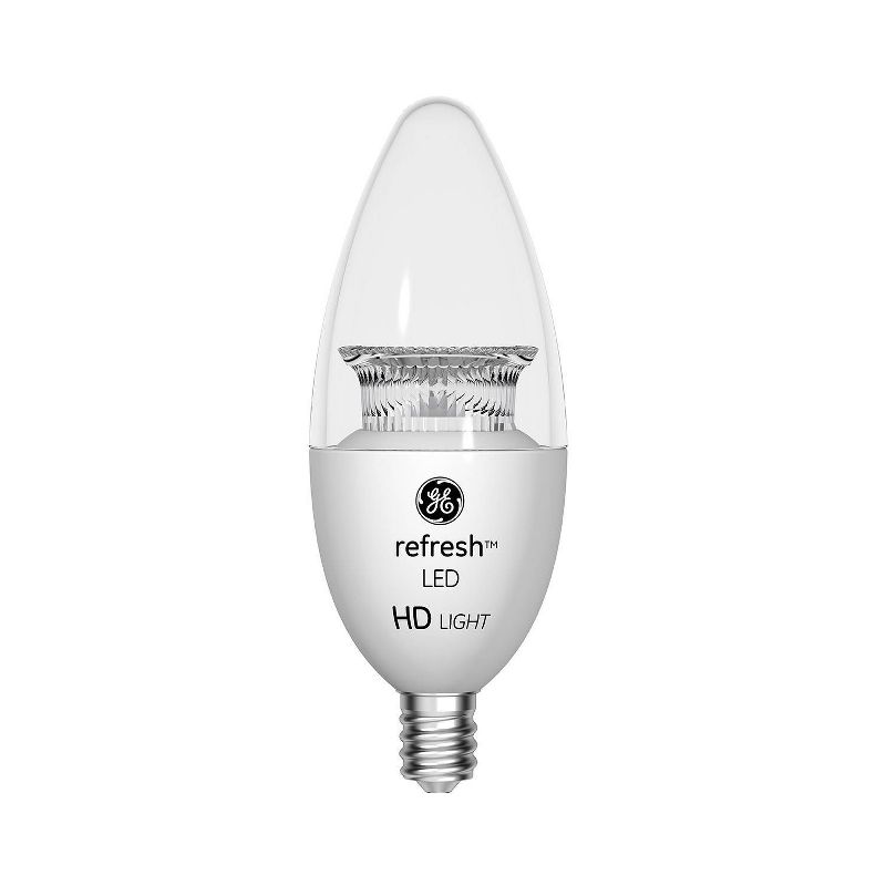 GE 2pk 5.5W 60W Equivalent Refresh LED HD Light Bulbs Daylight Clear, 4 of 6