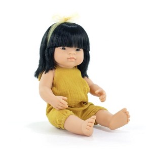 Miniland My Friends & Me Baby Doll, Asian Girl, 15", Boxed - 1 of 4