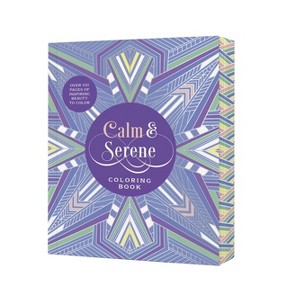 Calm & Serene Coloring Book - (Chartwell Deluxe Spredges Editions) by  Editors of Chartwell Books (Paperback) - 1 of 1