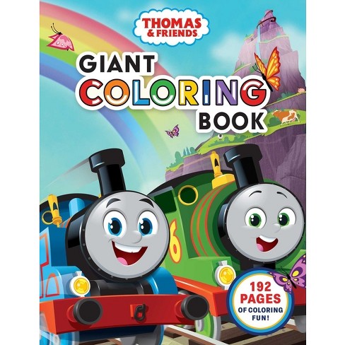 Thomas & Friends: Giant Coloring Book - By Mattel (paperback) : Target