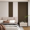 8 Pack 96 in. x 6 in.  Slat Wall Panels, WPC Soundproof 3D Wall Panel for Interior Wall Decor - 2 of 4
