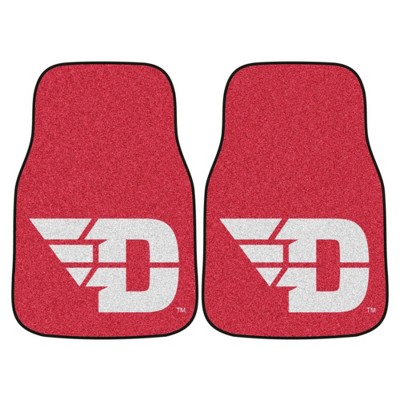 NCAA University of Dayton Flyers Carpet Car Mat Set - 2pc