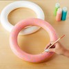 Juvale 3 Pack 12 Inch Foam Wreath Forms, Round Craft Rings for Front Door Christmas Decorations, Holidays, Thanksgiving - 3 of 4