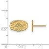 Black Bow Jewelry 10k Yellow Gold Jacksonville State Gamecocks NCAA Post Earrings - 2 of 3