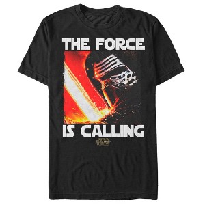 Men's Star Wars The Force Awakens Kylo Ren the Force is Calling T-Shirt - 1 of 4