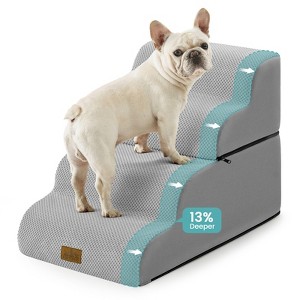 Cozy Kiss Modular Foam Pet Stairs, Portable Dog Steps for Couch and Bed with Removable Design - 1 of 4