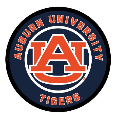 Evergreen Ultra-Thin Edgelight LED Wall Decor, Round, Auburn University- 23 x 23 Inches Made In USA