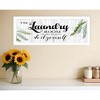 HomeRoots The Laundry Room White Framed Print Laundry Wall Art - 2 of 3