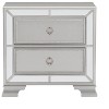 NicBex Nightstand with Drawers,1pc Side Table with Pulls  and Multi -colored Finish,Bedside Table for Bedroom,Living Room - 2 of 4