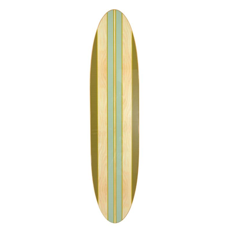 Storied Home Lacquered Wood Surfboard Wall Decor with Hangs Vertical or Horizontal, 1 of 10