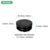 Unique Bargains Durable Plastic Multipurpose Use Mechanical Fasteners 30 Pcs Black - 3 of 4