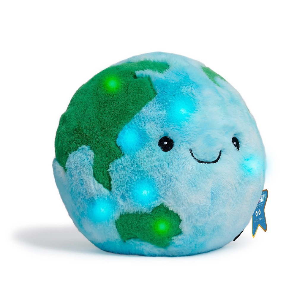 FAO Schwarz 9" Glow Brights LED with Sound Globe Toy Plush