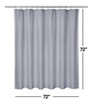 Shower Curtain – GlowSol Water-Resistant Shower Liner with Buttonholes for Bathroom (1-Piece) - 2 of 4
