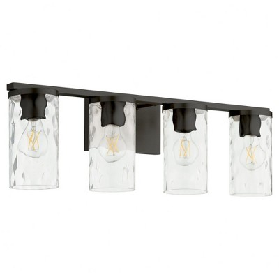 Quorum Lighting Steinway 4 - Light Vanity in  Matte Black