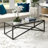 54" Black Bronze Coffee Table - Henn&Hart - 4 of 4