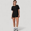 Anna-Kaci Active Women's Relaxed Fit Crew Neck T-Shirt with Short Sleeves and Soft Stretch Fabric for Everyday Comfort - 3 of 4