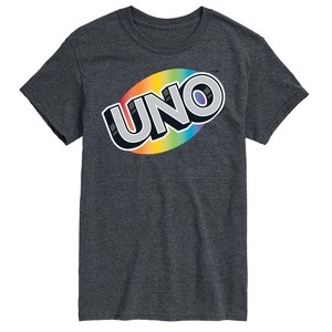 Men's - Uno - Rainbow Logo Short Sleeve Graphic T-Shirt - 1 of 4