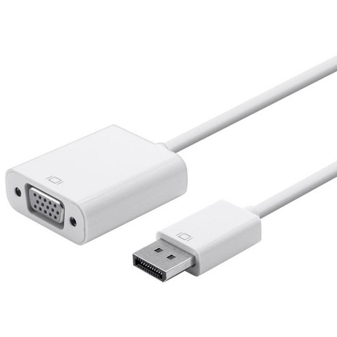 Monoprice Displayport 1.2a To Vga Active Adapter - White : Target