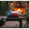 Texas Decor Decorative Pillow LONE STAR FLAG – 17x12 Inch by Manual Woodworkers and Weavers - 2 of 3