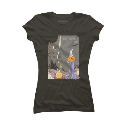 Junior's Design By Humans Halloween magic brewery By runcatrun T-Shirt