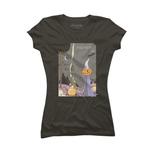 Junior's Design By Humans Halloween magic brewery By runcatrun T-Shirt - 1 of 2