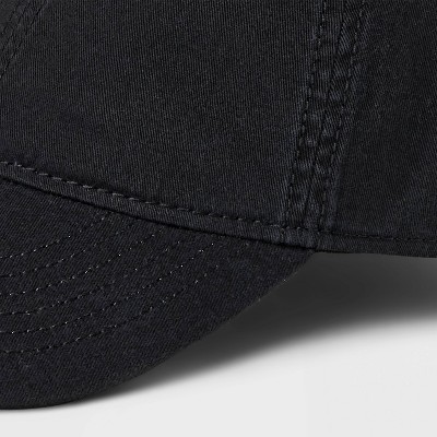 Men's Cotton Washed Baseball Hat - Goodfellow & Co Black - image 4
