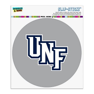 North Florida Secondary Logo  Automotive Car Window Locker Circle Bumper Sticker - 1 of 4