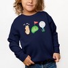 The Juniper Shop Golf Icons Watercolor Toddler Sweatshirt - 3 of 4