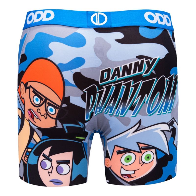 Odd Sox Men's Novelty Underwear Boxer Briefs, Danny Phantom Camo, 2 of 5