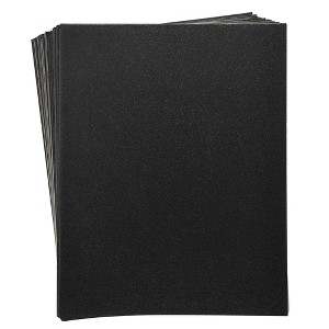 Bright Creations 30 Sheets Double-Sided Black Glitter Cardstock Paper for DIY Crafts, Card Making, Invitations, 300GSM, 8.5 x 11 In - 1 of 4