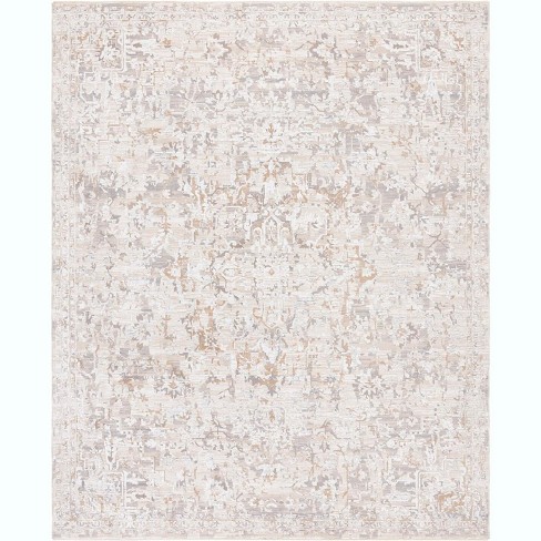 Sabrina Sbr841 Power Loomed Indoor Area Rug - Ivory/grey - 8'9