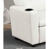 LOVMOR Kids Recliner Chair, Kid Upholstered Couch with Cup Holder, Footrest&Backrest, Toddlers Velvet Recliner w/ Headrest&Footrest - 4 of 4