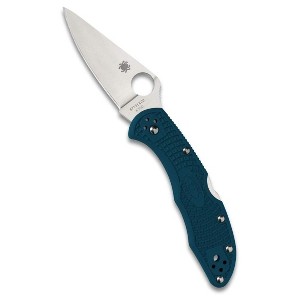 Spyderco Delica 4 Lightweight Folding Pocket Knife with K390 Premium Steel Blade | Great for Industrial Cutting, Blanking, and Punching Operations - 1 of 4