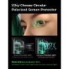 MAGIC JOHN 2 PACK Eye Protection Screen Protector  for iPhone 16 Pro Max (6.9") 9H Tempered Glass & HD Clear - 3 of 4