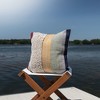 18x18 Outdoor Stripe Filled Throw Pillow Multi Color by Foreside Home & Garden - 2 of 4